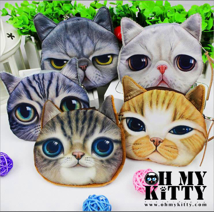 X-dolls Cat Coin Zipper Pouch (HOT) - Ohmykitty Online Store