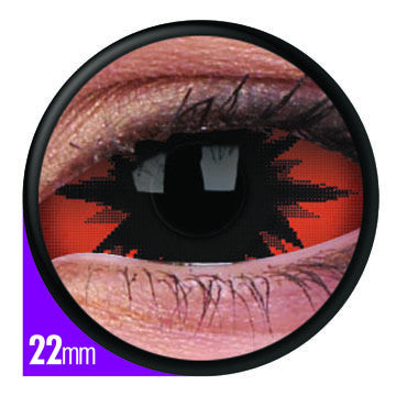 Sclera Lens Omega Red 22mm - Ohmykitty Online Store