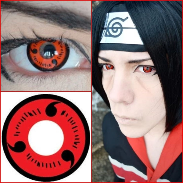 Naruto Sharingan Cosplay Contacts - Ohmykitty Online Store