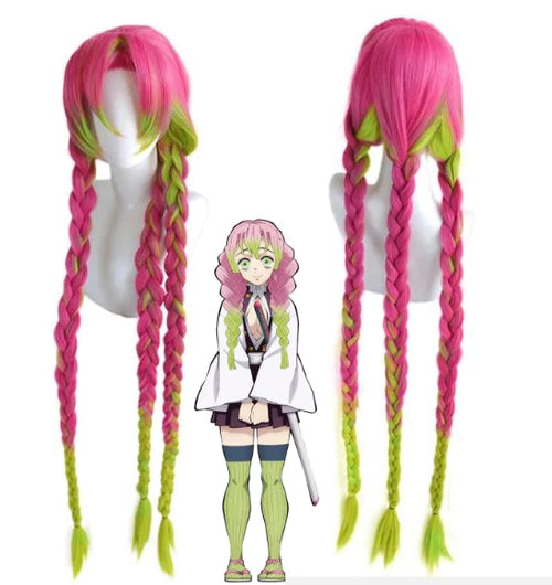 Demon Slayer- Mitsuri Kanroji Cosplay Wig